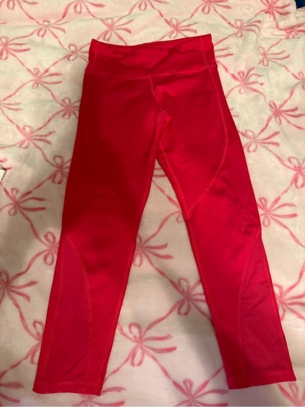 Girls' Bright Pink Performance Leggings - Kids Bottoms